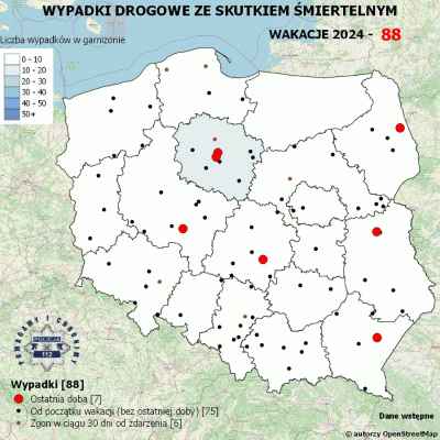 Salido - Minął 14. (z 73) dzień wakacji. 

W ciągu ostatniej doby miało miejsce 7 wyp...