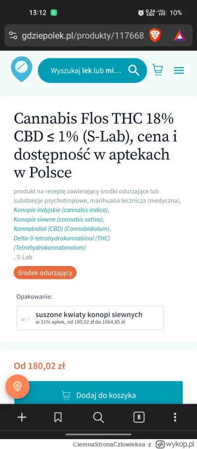 CiemnaStronaCzlowiekaa - @gosciu82 Tutaj masz za 180 za 15g