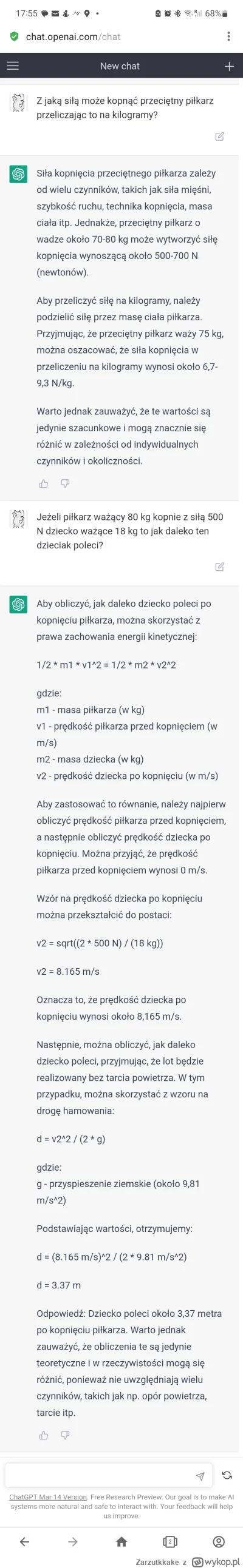 Zarzutkkake - Nie ukrywam, sam próbowałem policzyć to za każdym razem miałem inny wyn...
