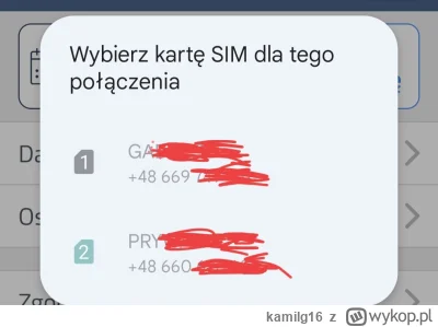 kamilg16 - problem po aktualizacji. nie mogę wybrać karty SIM z której mam dzwonić. o...