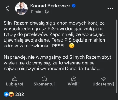 d4wid - Bekowicz walczy bardziej niż pisowcy o sam PiS XD


#polityka #bekazpisu #neu...