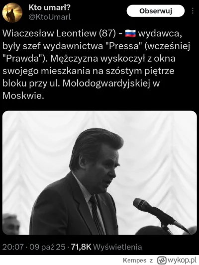 Kempes - #ukraina #rosja #wojna

Wymiana kadr w kacapstanie trwa w najlepsze...