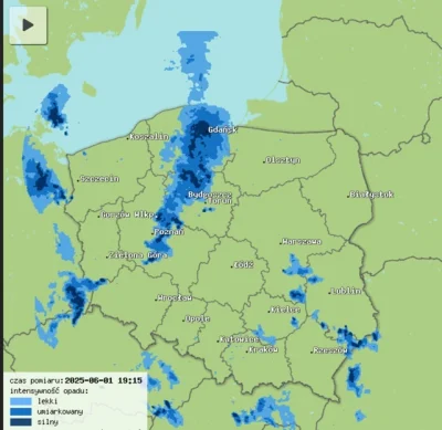 WroTaMar - Te opady nad województwem pomorskim mogą mieć wpływ na frekwencję wyborczą...