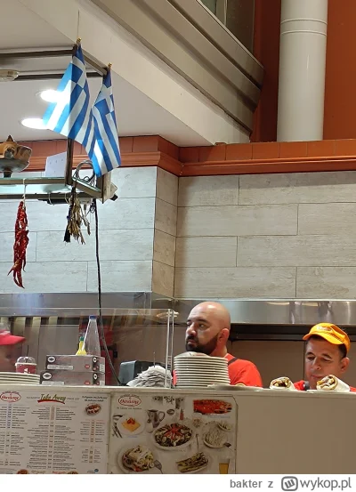 bakter - #wroclaw  #jaceksutryk 

Jacek się ukrywa w Grecji na kuchni xD