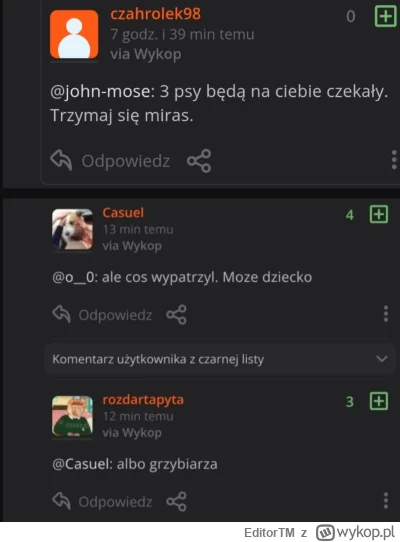 EditorTM - Na tagu #psiarze pojawiło się towarzystwo które początkowo trollowało, ale...