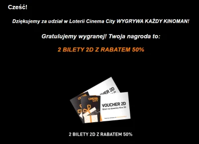 4mmc-enjoyer - Mam do oddania voucher rabatowy do cinema-city. Kupujecie 2 bilety na ...