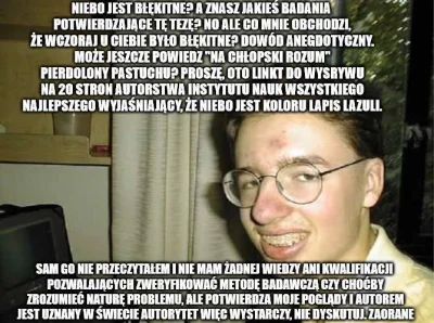 S.....E - Chwila  czy ty teraz chcesz "badań naukowych" na to że zakolactwo zmniejsza...