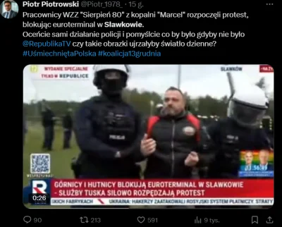 josedra52 - Prześladowania solidarnościowych bojówek Kaczafiego nie ustają.

#gornict...