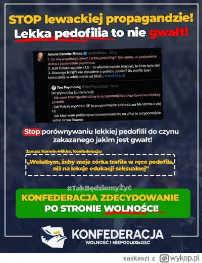 saakaszi - "TAK CHCEMY ŻYĆ"

#konfederacja #bekazlewactwa #neuropa #polska #prawo #he...