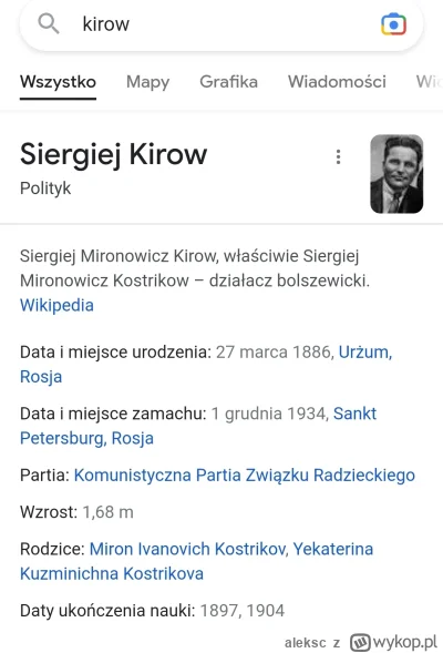 aleksc - >Wpisz Kirow w przeglądarce

@error101: dzieki, już wiem