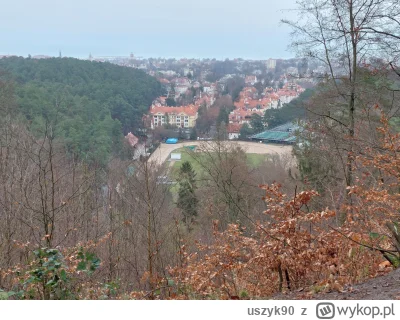 uszyk90 - Punkt widokowy na "Glinnej Górze", widac molo w Sopocie w oddali. Szkoda ze...