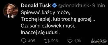nowszyja - PILNE!!! Donald Tusk skomentował przyśpiewki kibiców z pierwszej połowy.
#...