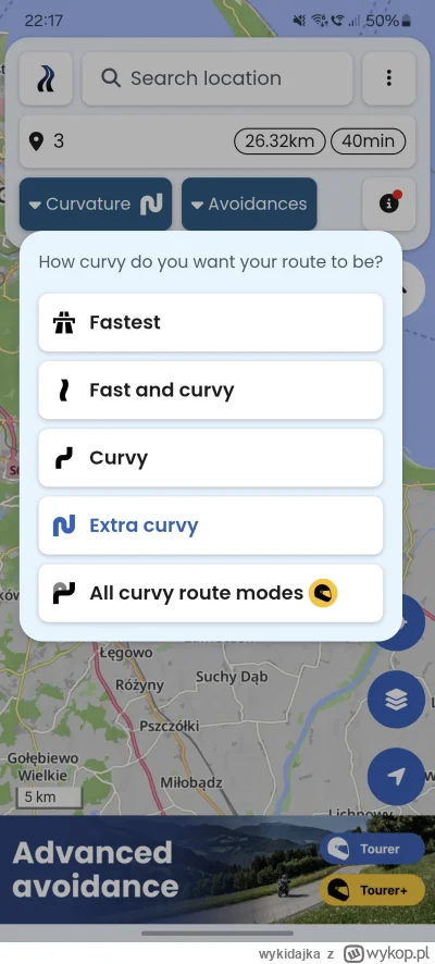 wykidajka - @ulegly Zobacz kurviger, serio tak się nazywa
Jest kilka opcji prowadzeni...