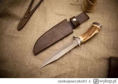 Jankojaneczko93 - Skórzane etui na nóż, zrobione ręcznie. Jestem zadowolony z efektu ...