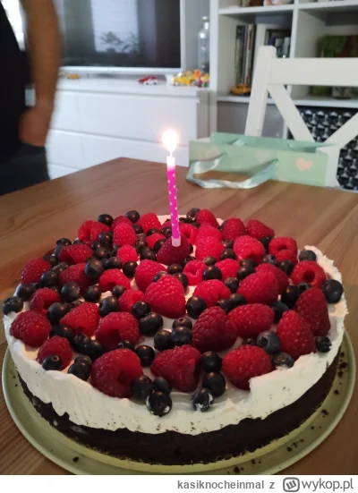 kasiknocheinmal - Trochę się chwalę, bo wyszedł pyszny. Torcik dla niebieskiego na ur...