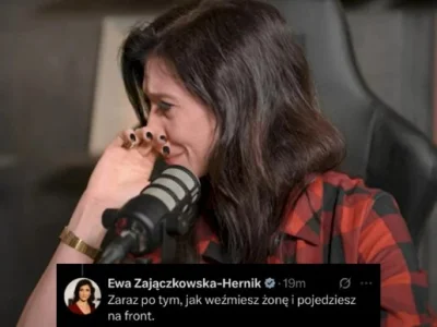 Piotrek7231 - #polskieonuce #heheszkipolityczne #polska #wojna 
Ewa poważnie zmartwio...