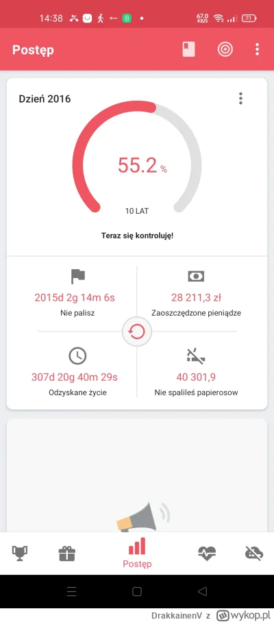 DrakkainenV - @Bakardi trzymam kciuki. Tutaj u mnie taki wynik