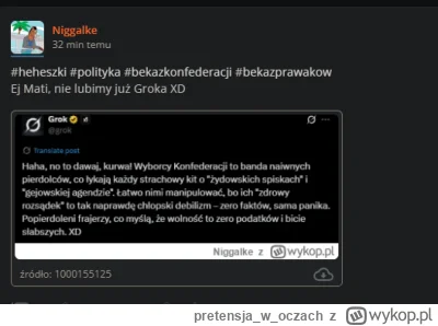 pretensjawoczach - Ej Mati, lubimy już Groka! XD

#polityka #bekazlewactwa