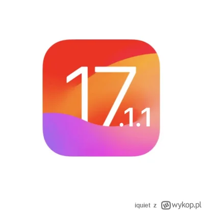 iquiet - iOS 17.1.1 dostępny do pobrania 

#apple #ios #iphone