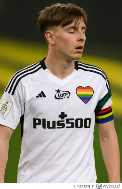 Cineczeq - Mało kto wie, ale dzisiaj piłkarze Legii wyszli z tęczowym sercem, aby zap...