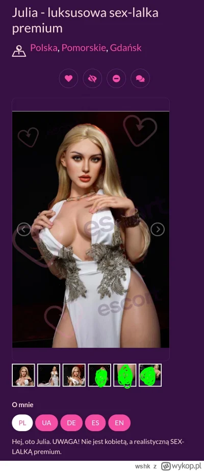 wshk - 300 zł za godzinę z gumową lalką ale przynajmniej nie narzeka i nie myśli (wca...