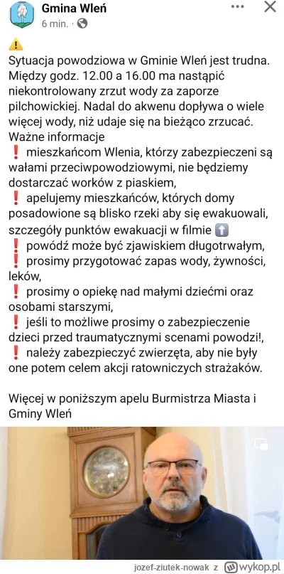 jozef-ziutek-nowak - #powodz 
Dolina Bobru zagrożona, kolejna tama grozi przelaniem! ...