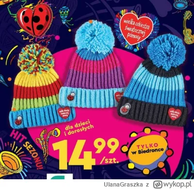 UlanaGraszka - Te czapki to chyba najlepsze "gadgety" związane z #wosp teraz w #biedr...