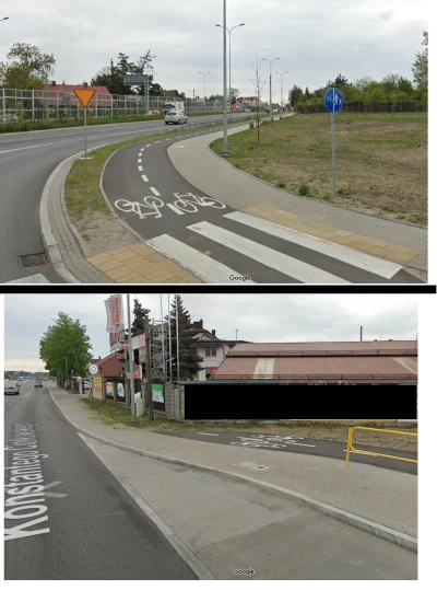 ToJestNiepojete - Jaka piękna droga dla rowerów zlokalizowana wzdłuż drogi przelotowe...