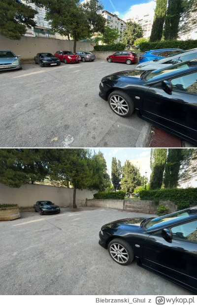 Biebrzanski_Ghul - Tutaj inny przykład, usunięcia samochodów z parkingu i zmiany tła ...