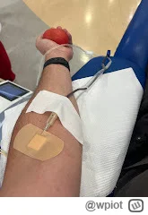 wpiot - 79 620 - 269 = 79 351
Data donacji - 02.09.2025
Rodzaj donacji - krew pełna
M...