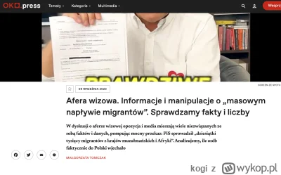 kogi - Antypisowski portal OKO PRESS jako jedyny podał rzetelne FAKTY w sprawie Afery...