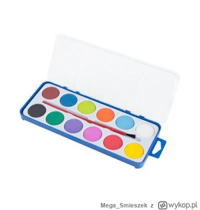 Mega_Smieszek - A pamiętacie jak w szkole na plastyce malowaliście farbkami akwarelow...