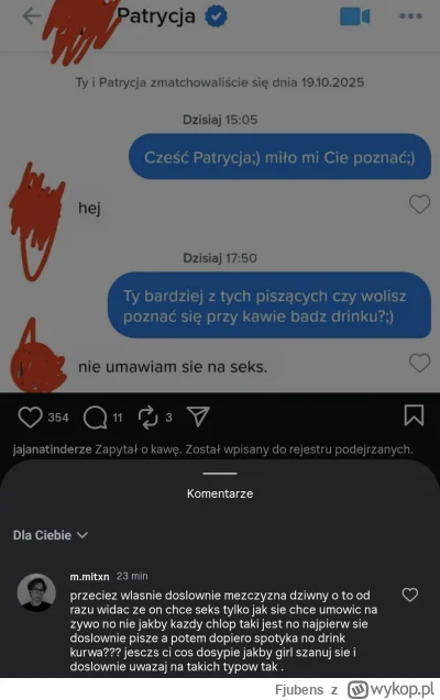 Fjubens - Co

#tinder #zwiazki #blackpill #rozowepaski #niebieskiepaski #logikaniebie...