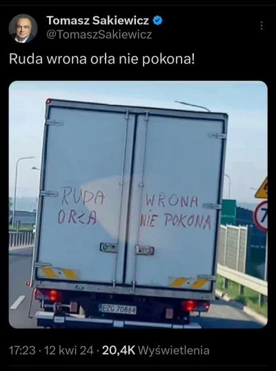 Jabby - Ruda orła, wrona nie pokona.

#bekazpisu