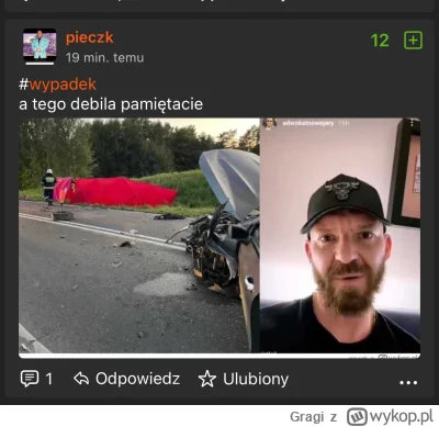 Gragi - #wypadek #moderacja  dlaczego moderacja kasuje post