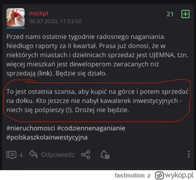 fastmotion - Chłopaki, wstrzymajcie się z kupnem i poczekajcie jeszcze dwa tygodnie, ...