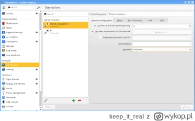 keepitreal - @selflessness: spróbuj jeszcze wejść w ustawienie KDE i tam zmienić z au...
