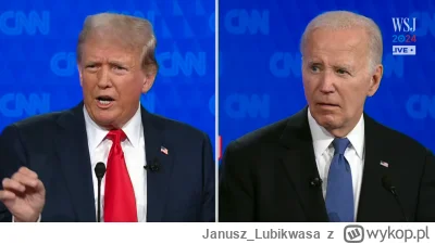 Janusz_Lubikwasa - Obejrzałem właśnie całą debatę Trumpa z Bidenem. Załączony screen ...