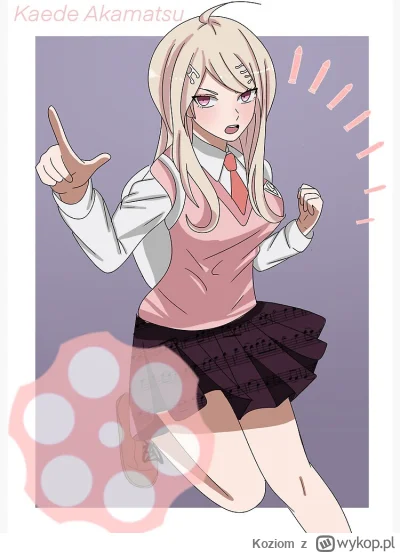 Koziom - #anime #randomanimeshit #danganronpa #kaedeakamastu #codziennakaede