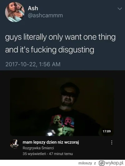 miloszy - #kiszak #rozgrywkasmierci #heheszki #memy