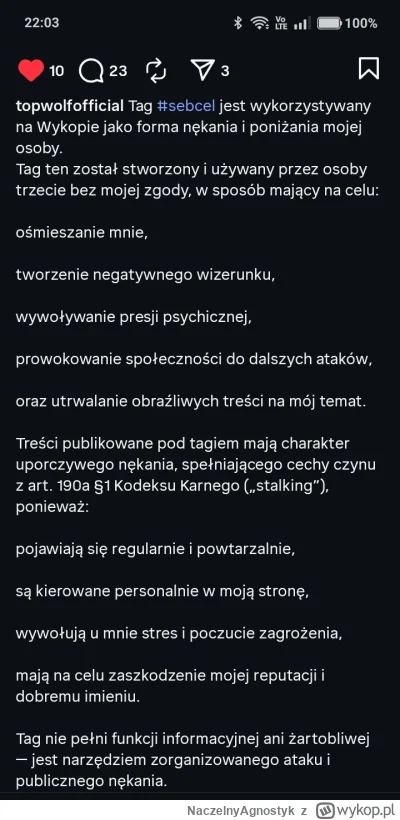 NaczelnyAgnostyk - #sebcel skończyło się babki sranie