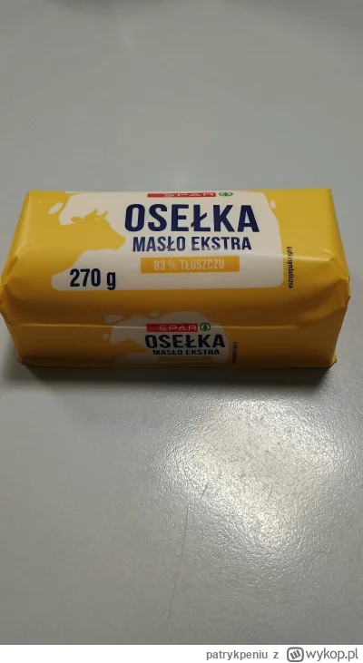 patrykpeniu - Przed Państwem tzw. "masło inwestycyjne". Kupujesz dziś, a sprzedajesz ...