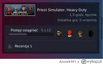 Anonek463 - Właśnie przeszedłem darmową gierke pt. Priest Simulator: Heavy Duty. Mega...