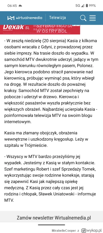 MirabelleCooper - @MirabelleCooper: ponoć wtedy miała stracić zęby