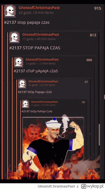 GhostofChristmasPast - #2137 S̵t̶o̵p̴ ̸P̴a̷p̶a̵j̷a̶ ̶C̶z̵a̸s̷