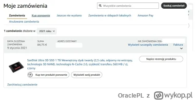OraclePL - Mam pytanie czy amazon ogarnia gwarancję w przypadku SSD z 5 letnią gwaran...