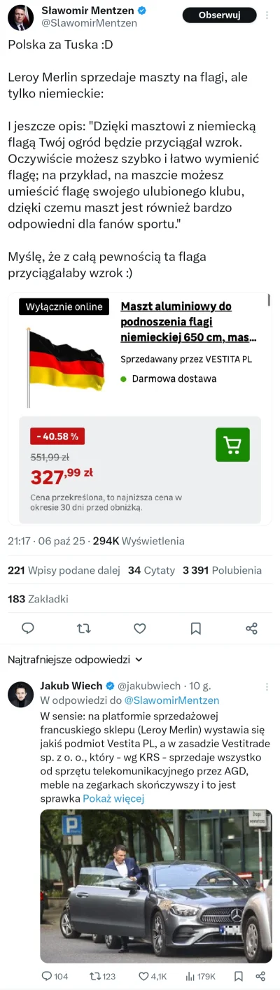 Turin89 - Patrzcie jak komucha piecze wolny rynek.
Szkoda, że go niemiecka motoryzacj...