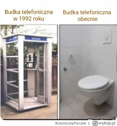 KosmicznyPaczek - Jak siedzisz teraz w budce telefonicznej to jestes mi winny plusa.
...