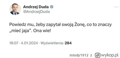 mlody1912 - @obserwator_nsa Duda akurat nie umie stwarzać pozorów