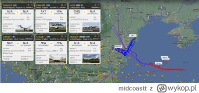 midcoastt - dużo samolotów w okolicach morza czarnego
#flightradar24 #ukraina
